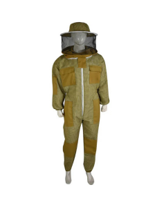 Safe Hive Cotton Beekeeper Suit with Round Veil